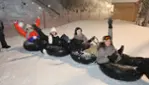 Glissades sur tube du Sommet Saint-Sauveur