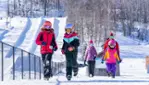 Glissades sur tube du Sommet Saint-Sauveur