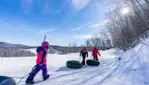 Glissades sur tube du Sommet Saint-Sauveur