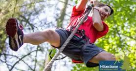 Les Parcours D'hébertisme Aérien du Parc du Domaine Vert 