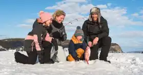 Pêche blanche sur le Fjord - Louez votre cabane avec Contact Nature!