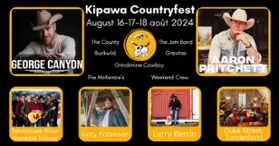 Kipawa Countryfest - les 16, 17 et 18 août 2024!